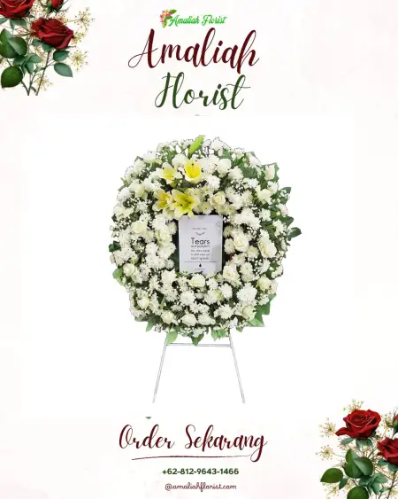 Krans Bunga Duka Kramat Utara